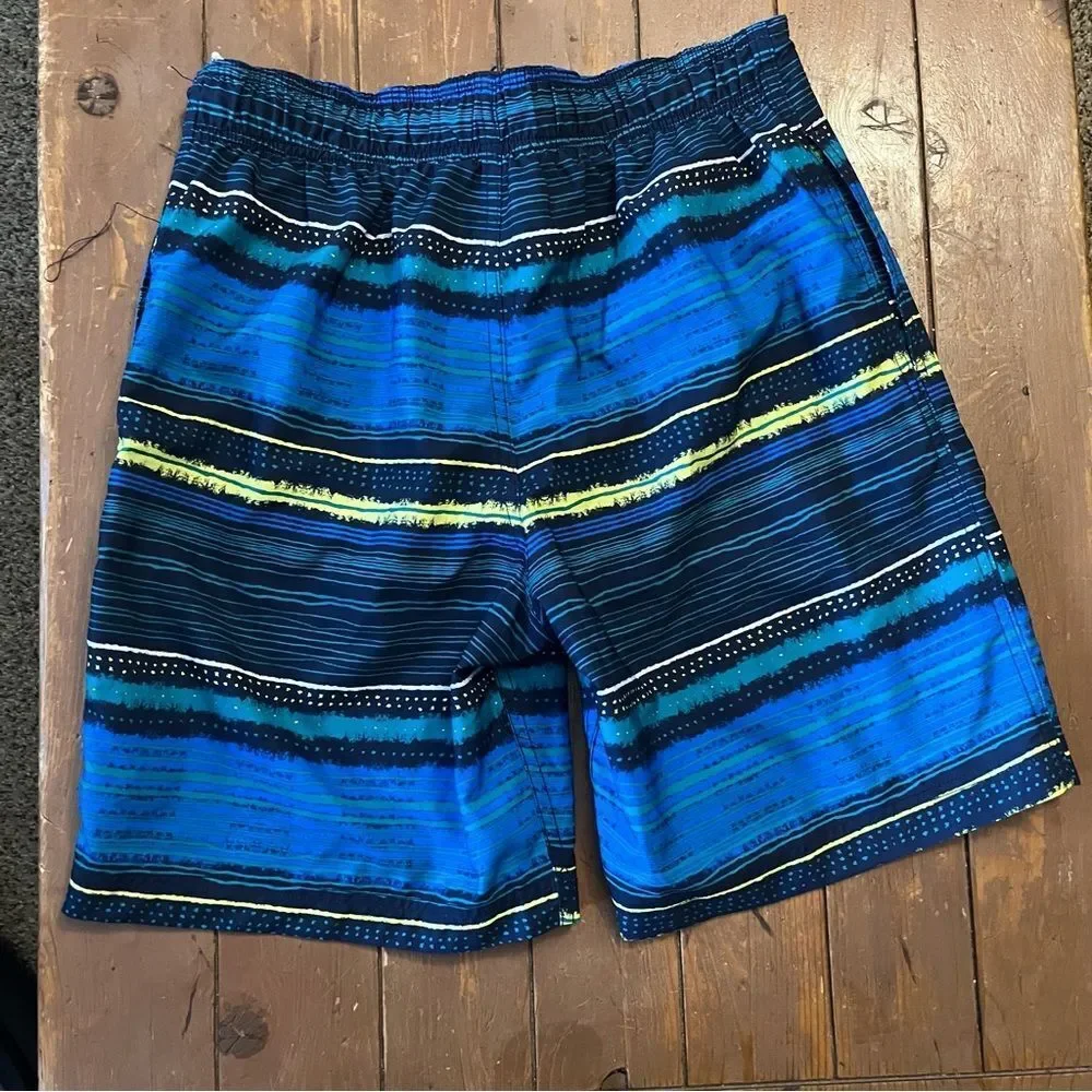 Speedo Striped Swim Trunks